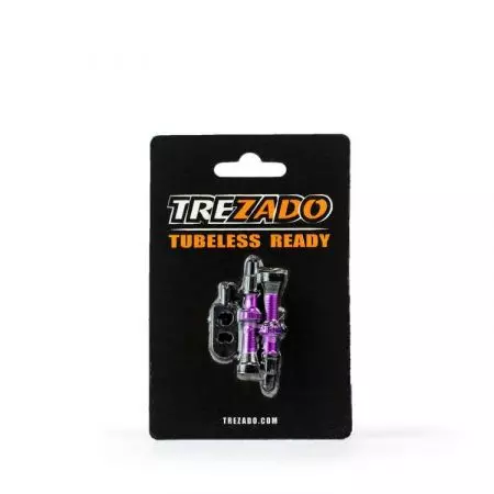 Zawory do opon bezdętkowych Trezado x2 fioletowe - 17320