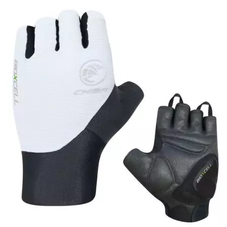 Rękawiczki rowerowe Chiba Bioxcell Classic białe S - 3060122B-2