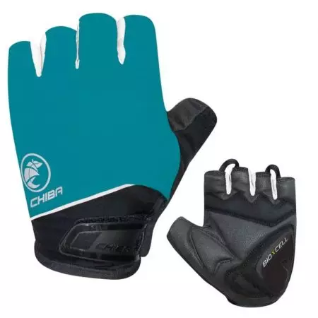 Rękawiczki rowerowe damskie Chiba Bioxcell morski S - 3069122O-2
