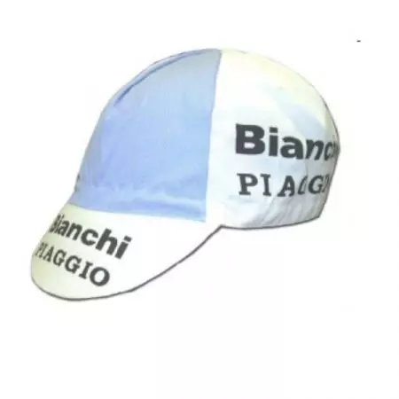 Czapeczka rowerowa Profi Bianchi Piaggio biało błękitna - T007DR.01BIAN025