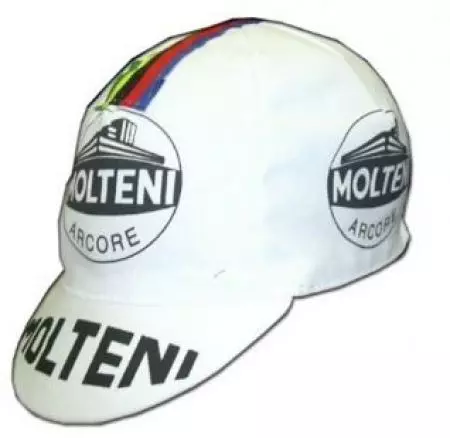 Czapeczka rowerowa Profi Molteni biała - T007DR.01MOLT004