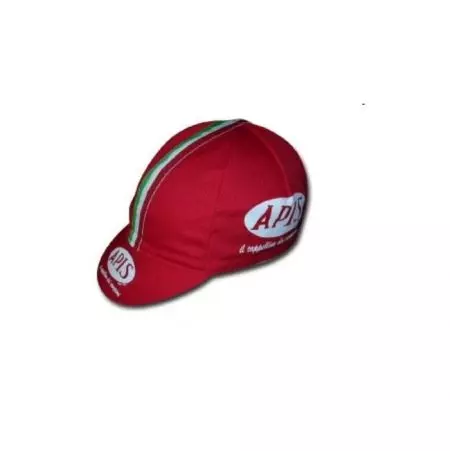 Czapeczka rowerowa Profi Vintage Apis Czerwona - T007DR.20API2015