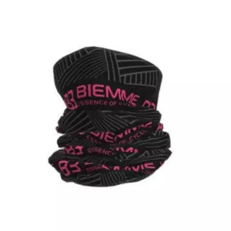 Komin rowerowy Biemme czarno rózowy - A09D202U.AE51