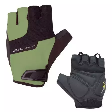 Rękawiczki rowerowe Chiba Gel Comfort L oliwkowe - 3040518O-4
