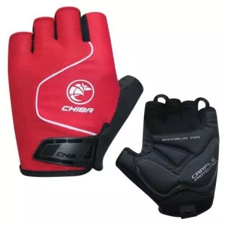 Rękawiczki rowerowe Chiba Cool Air czerwone XL - 3010320R-5