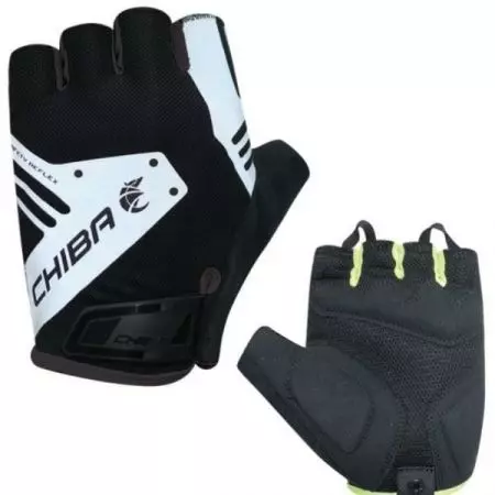 Rękawiczki rowerowe Chiba Air Plus Reflex czarne L - 3011420C-4