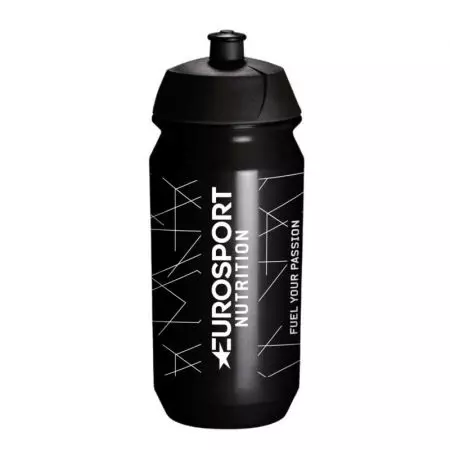 Bidon rowerowy Eurosport 500ml czarny - E-0053