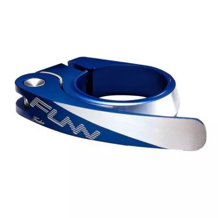 Obejma zacisk sztycy Funn Frodon QR 31.8mm niebieskia - SC16FOG-10