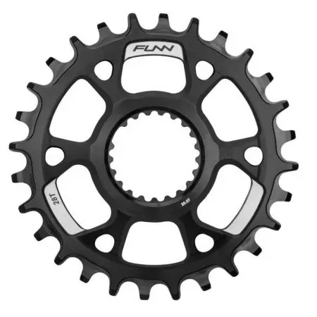 Tarcza mechanizmu korbowego Funn Solo DS czarna 28T - CH20SS28S11-01