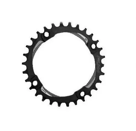 Tarcza mechanizmu korbowego Funn Solo czarna 34T - CH15SL34S11-01