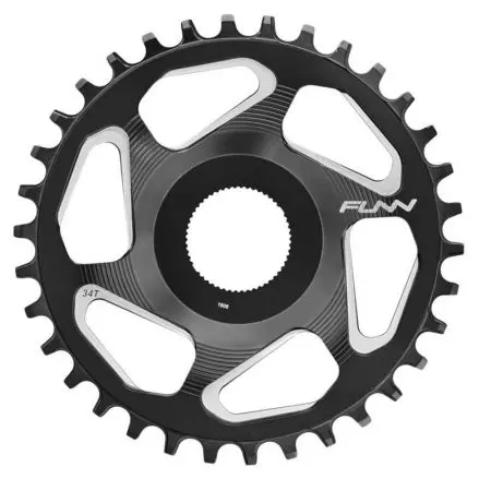 Tarcza mechanizmu korbowego Funn Solo ES czarna 36T - CH18SE36S11-01
