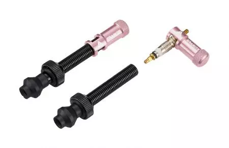 Wentyle tubeless Granite FV różowe 44mm - GVS18-09