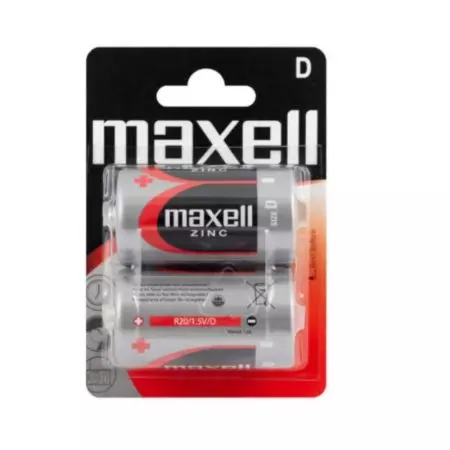 Baterie R20 Maxell ZINC blister 2 szt - MAXLR20ZINC