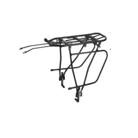 Bagażnik rowerowy 24-28 regulowany tarcza alu czarny - KW-680-09