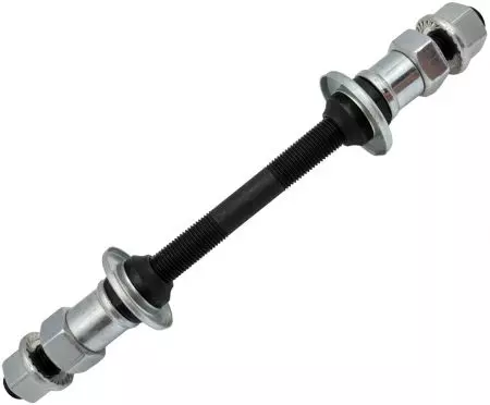Oś piasty tył wolnobiegowa Quando 9.5 x 175mm CR-MO komplet - OSK014