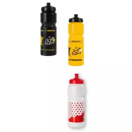 Bidon rowerowy Tour De France 800ml biało czerwony - BI006-2