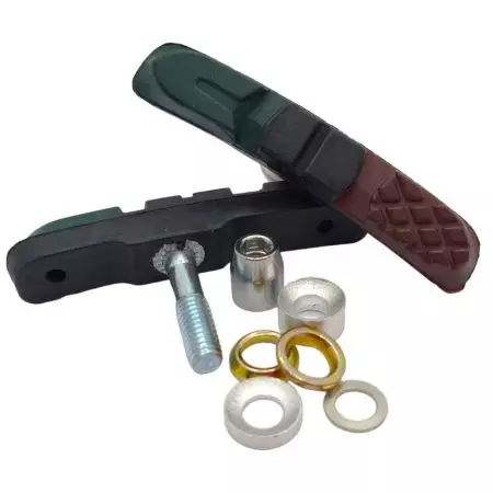 Klocki hamulcowe V-brake Rabe 3 kolory  - KLO016