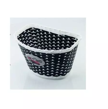 Koszyk rowerowy-plastik przód czarny Cars Auta - KO019