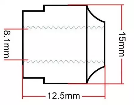 Stożek piasty konus przód QR M9 - NH-307