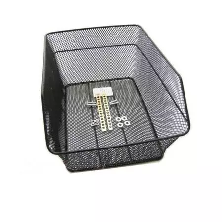 Koszyk rowerowy siatkowy tylny ścięty  - HT-113 - HT-113