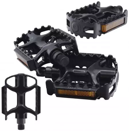 Pedały MTB aluminiowe 9/16" czarne - FP961B