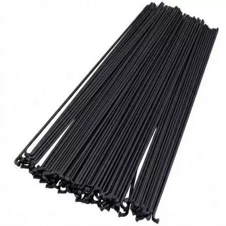 Szprychy rowerowe SLE ocynk czarna 286 mm 100szt - SZP-286 CZ - SZP-286 CZ