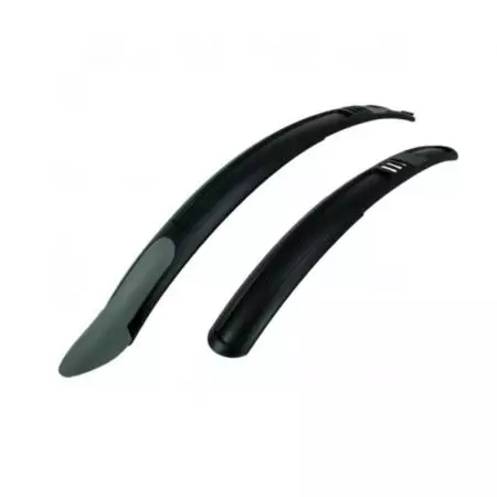 Błotniki SF-181FR PVC kpl 27.5-29" czarno szare - SF-181FR - SF-181FR