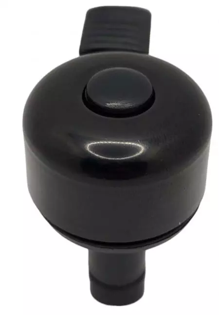 Dzwonek rowerowy aluminiowy czarny - BE13051
