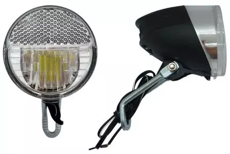Lampka przednia rowerowa JY-7006 prądnica - LA037