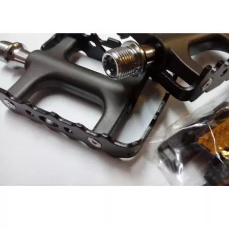 Pedały rowerowe MTB Zeray aluminium czarne - PED/ZP-975A