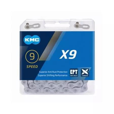 Łańcuch rowerowy KMC X9 114L - BX09EP114 - BX09EP114