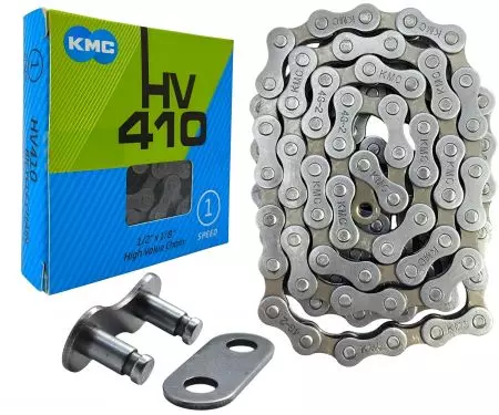 Łańcuch rowerowy 1s KMC HV 410 112L szaro brązowy - BHV410112
