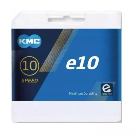 Łańcuch rowerowy KMC E10 122L srebrny E-bike - BE10TNP22 - BE10TNP22