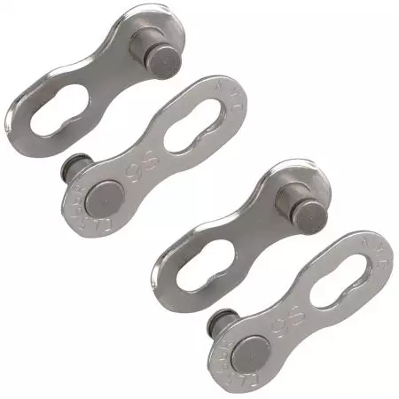 Spinka do łańcucha rowerowego 9s KMC CL-566R srebrna 2szt - CL566R-EPT