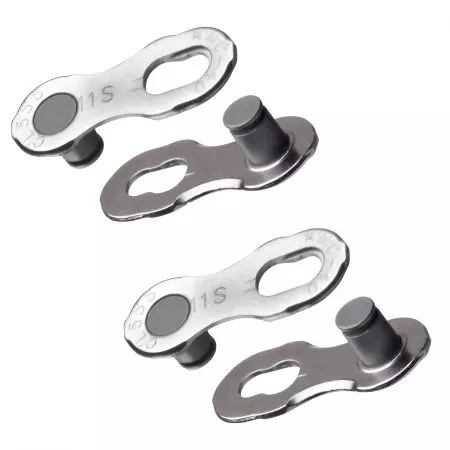 Spinka do łańcucha rowerowego 11s KMC CL-555R srebrna 2szt - CL555R-EPT