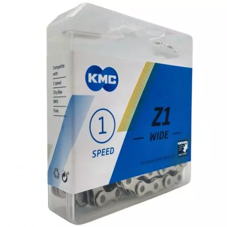Łańcuch rowerowy KMC Z1 112L srebrny - BZ1WNP112