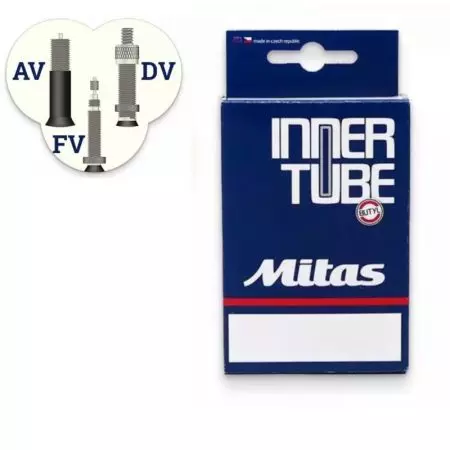 Dętka rowerowa Mitas 28x1.1-1.75 28/47-622/635 AV40 - 28AV40