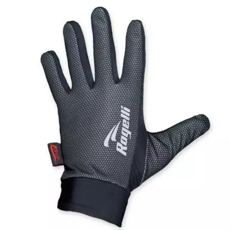 Rękawiczki rowerowe Rogelli Laval czarne L - 006.109-4