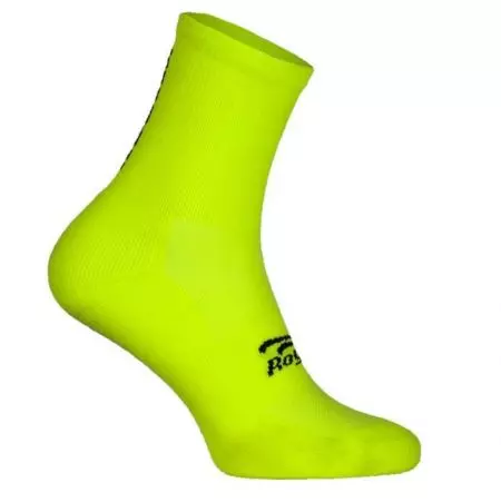 Skarpetki rowerowe Rogelli RCS-09 żółte M 2szt - 007.137-3