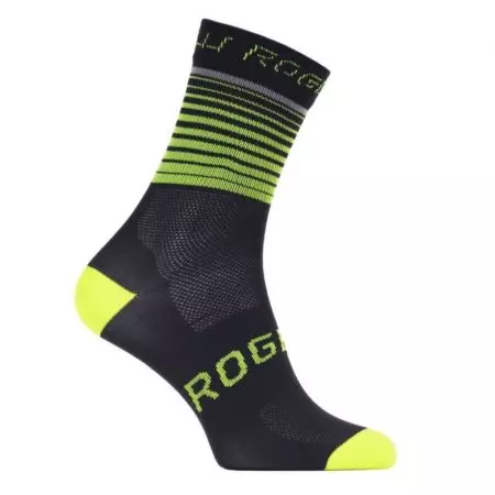 Skarpetki rowerowe Rogelli Hero czarno żółte M - 007.902-3