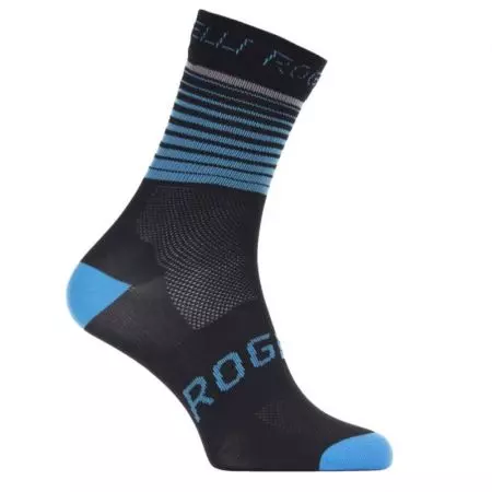 Skarpetki rowerowe Rogelli Hero czarno niebieskie M - 007.903-3