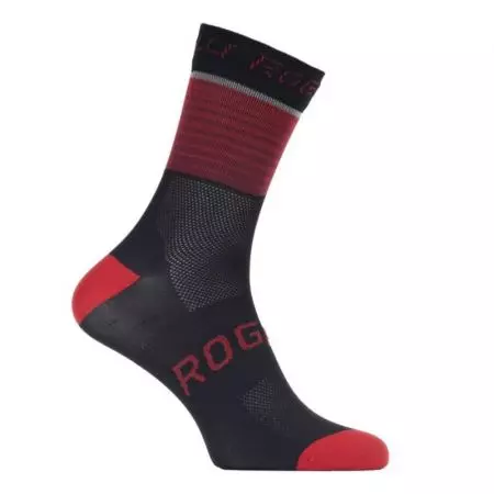 Skarpetki rowerowe Rogelli Hero czarno czerwone M - 007.904-3