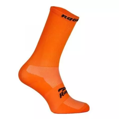 Skarpetki rowerowe Rogelli RCS-08 pomarańczowe M - 007.139-3