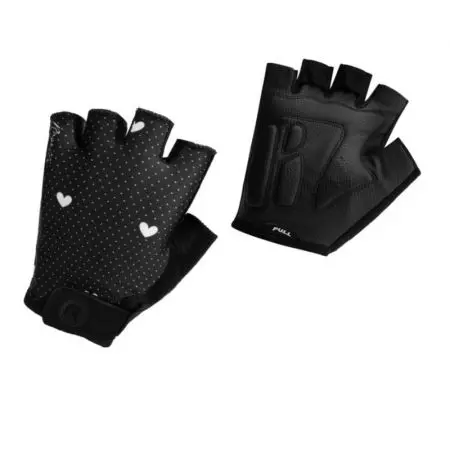 Rękawiczki rowerowe Rogelli Hearts lds czarne XS - 351629-1