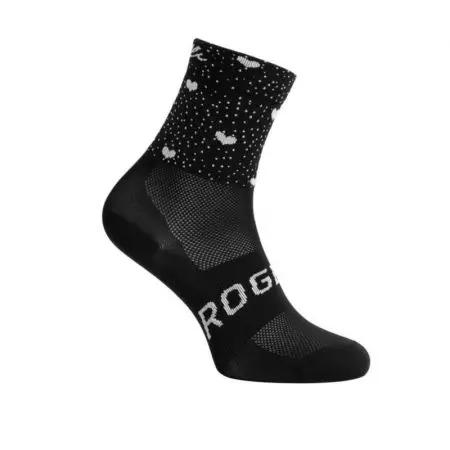 Skarpetki rowerowe Rogelli Hearts czarne L 40-43 - 351653-4 - 351653-4