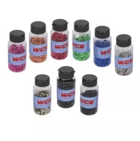 Końcówka linki 500 sztuk butelka niebieska  - BA20500W106 - BA20500W106