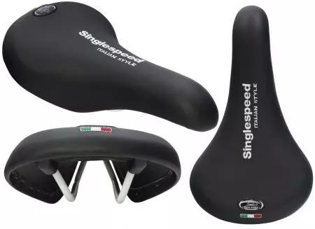 Siodełko rowerowe Singlespeed czarne