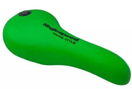 Siodełko rowerowe Selle Monte Grappa Singlespeed Italy ostre koło zielone