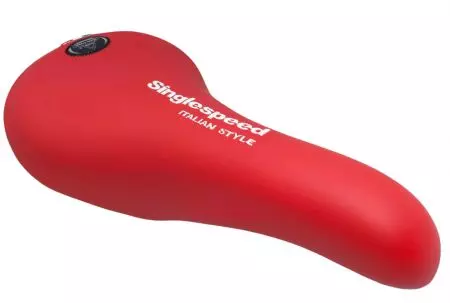 Siodełko rowerowe Selle Monte Grappa Singlespeed Italy czerwone