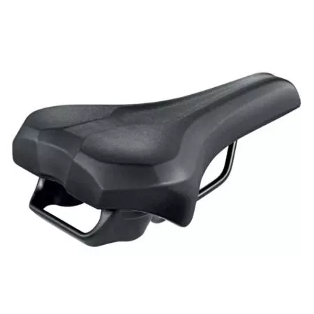 Siodełko rowerowe BMG Ebike czarne z uchwytem - BMG-S008-HA